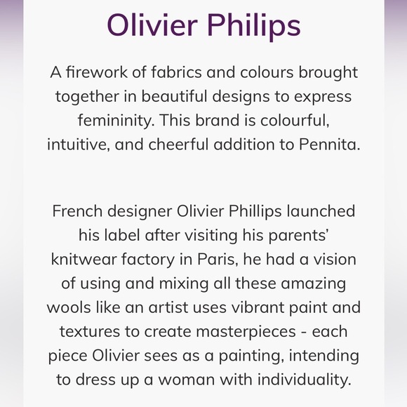 Olivier Philips,Iconic Design, Exceptional Clothier, Pull-On,Stretch,size 44/Lg - Picture 3 of 13